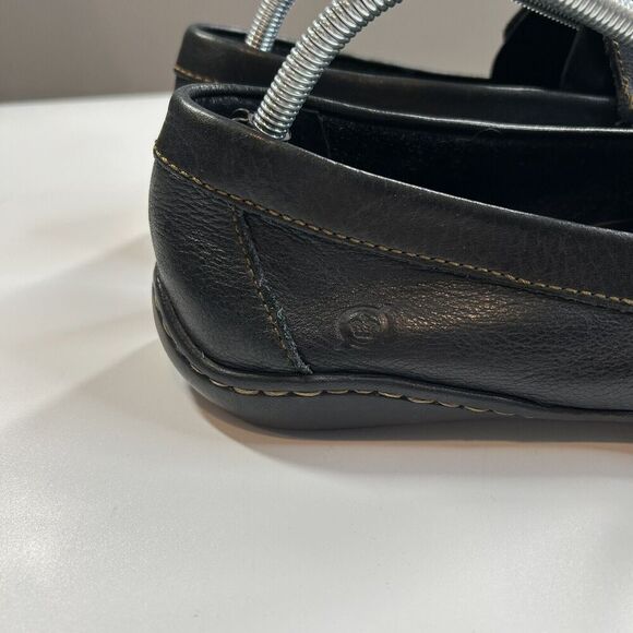 Born Loafer Shoe Men’s 10.5M Black Leather Harmon Moc Toe Slip On Comfort - Picture 4 of 8
